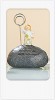 Mutmacher Stein mit Fotoclip Schutzengel für Opa